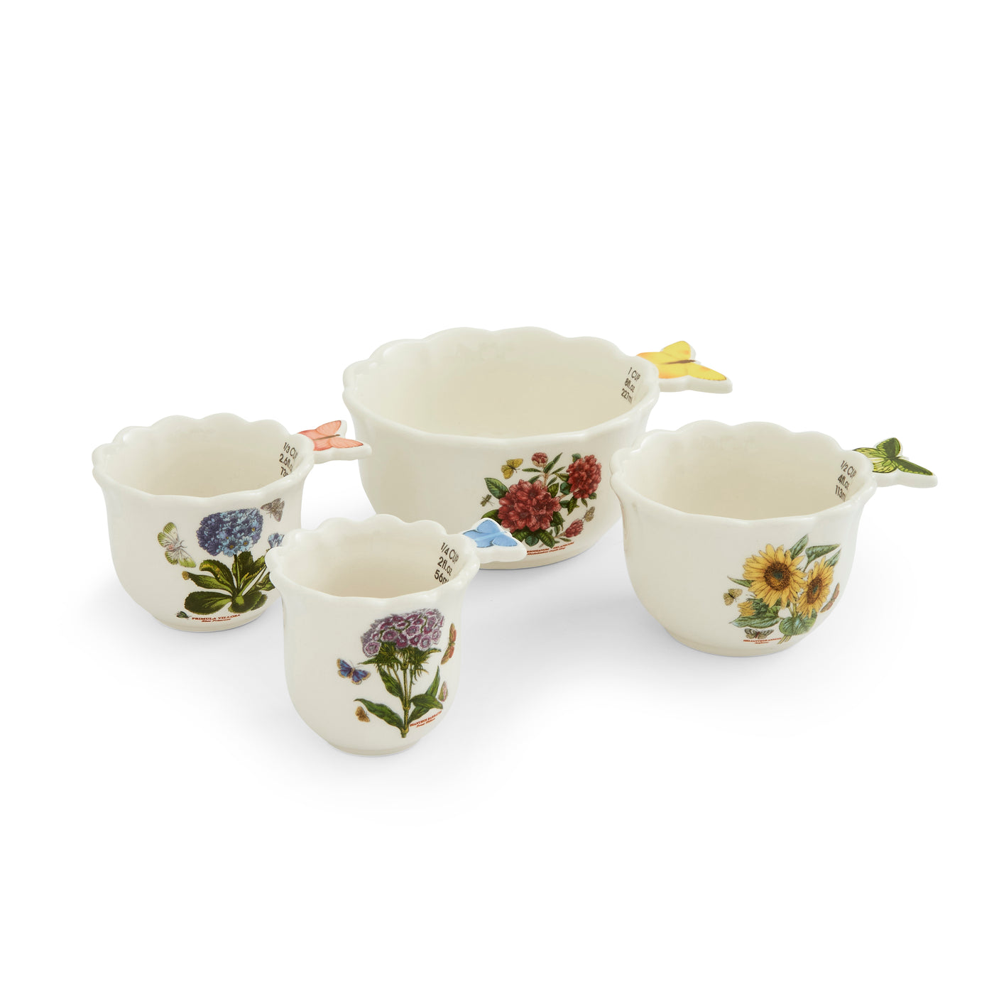 Botanic Garden Bouquet Set of 4 Measuring Cups