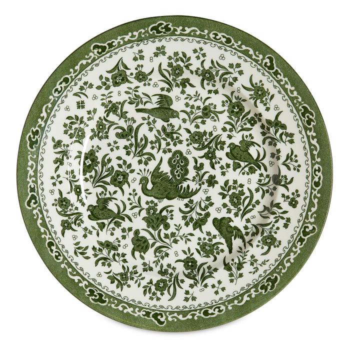 Green Regal Peacock Plate 25cm x4