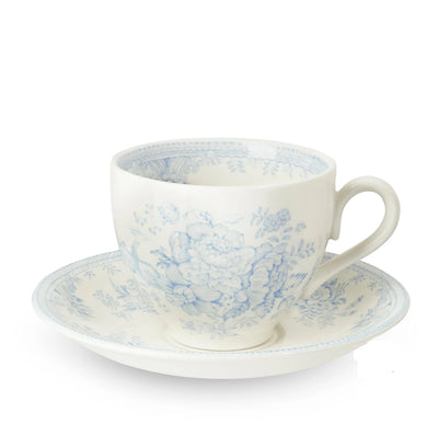 Burleigh Blue Asiatic Pheasants Teacup & Saucer