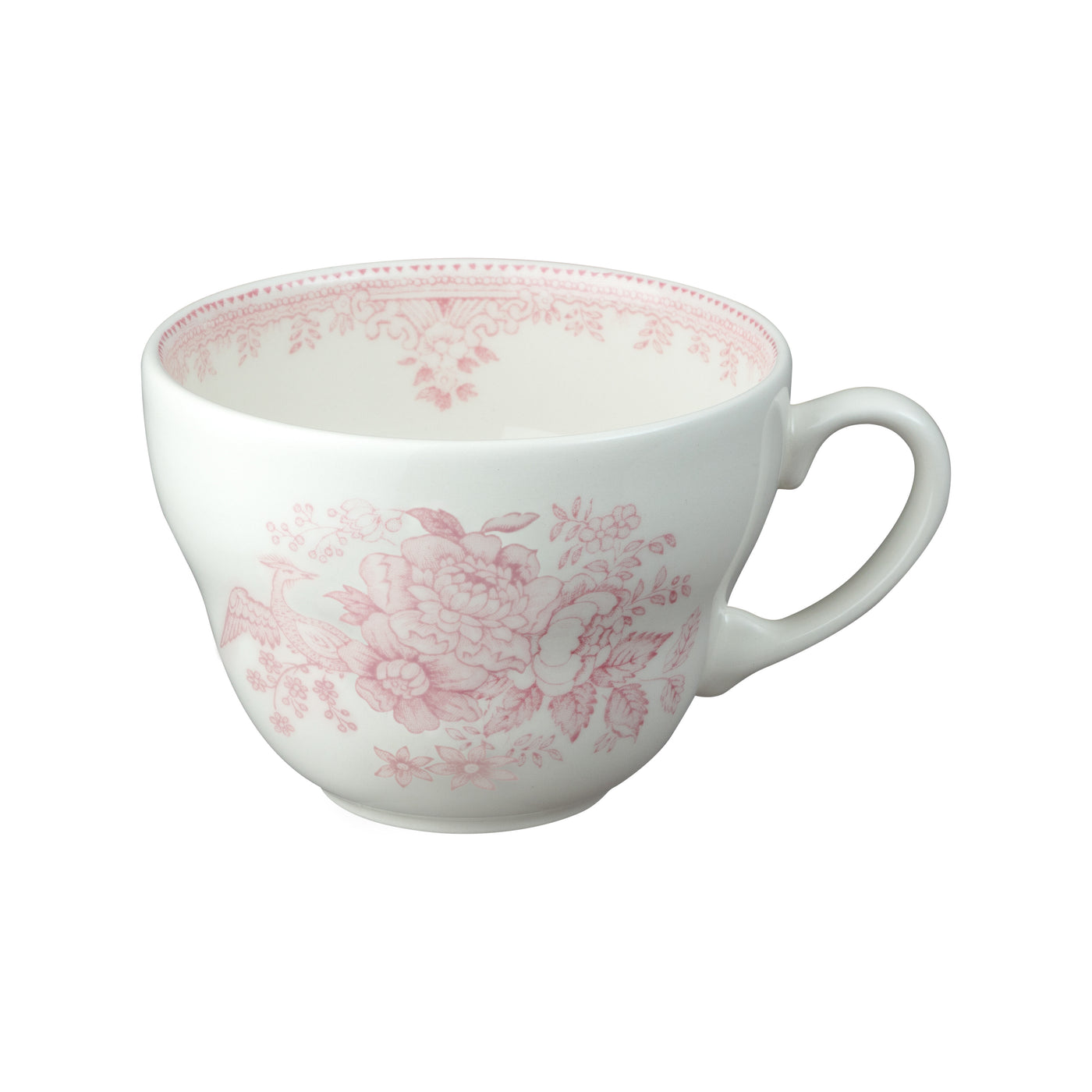 Burleigh Pink Asiatic Pheasants Breakfast Cup 420ml/3/4pt