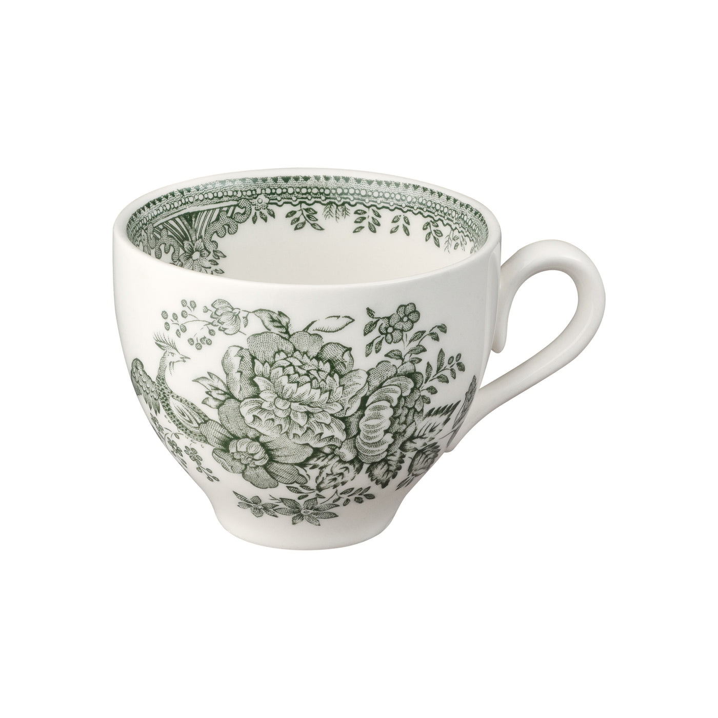 Burleigh Green Asiatic Pheasants Teacup 187ml