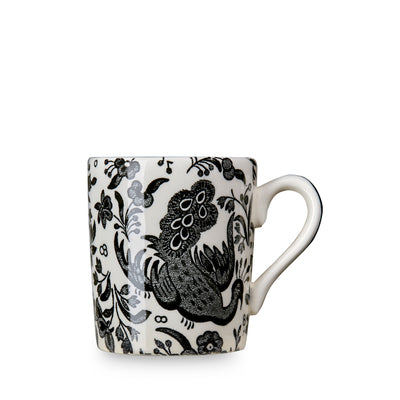 Burleigh Black Regal Peacock Espresso Cup 75ml