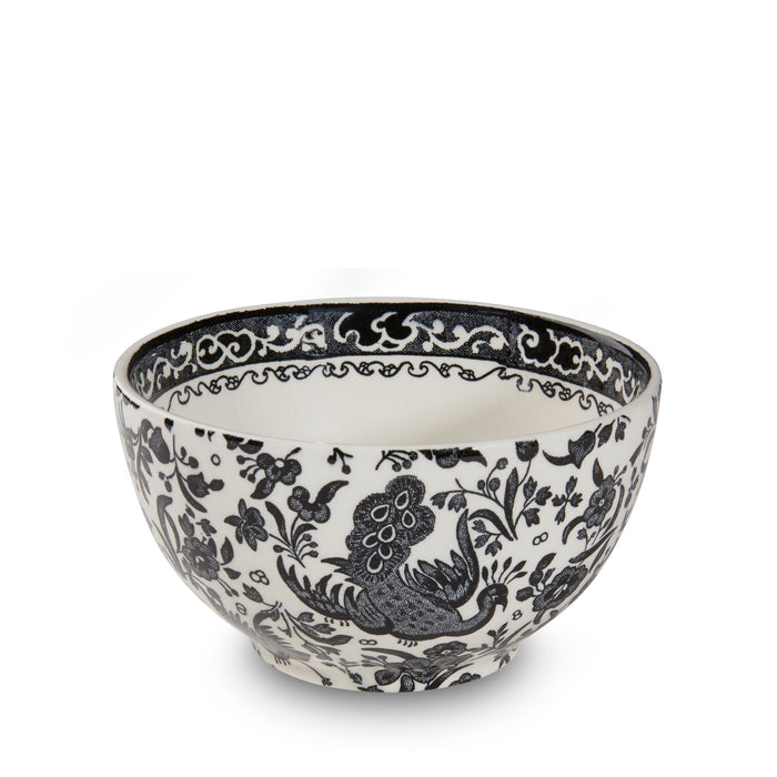 Black Regal Peacock Mini Footed Bowl 12cm/5