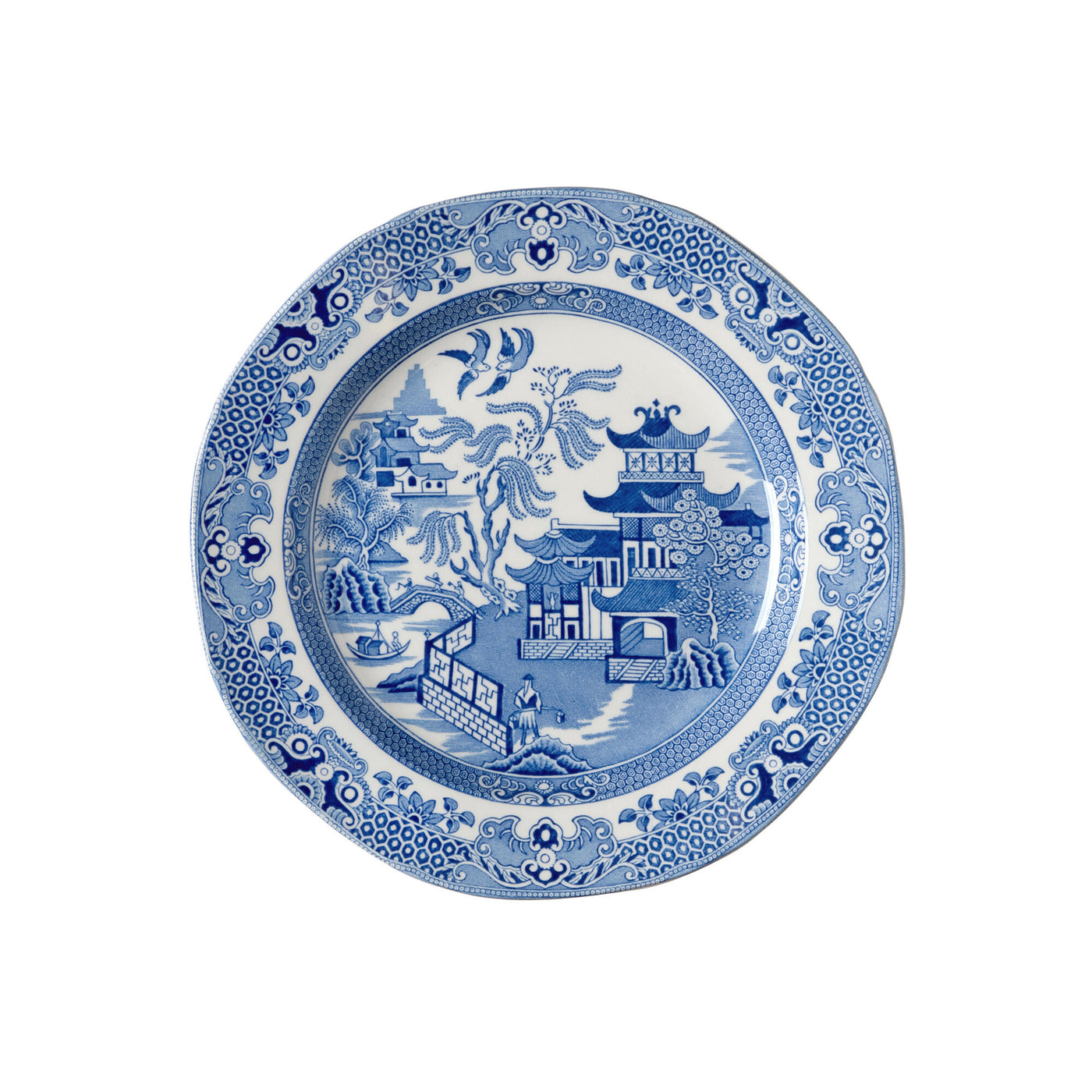 Burleigh Torquay Blue Willow Plate 19cm/7.5"