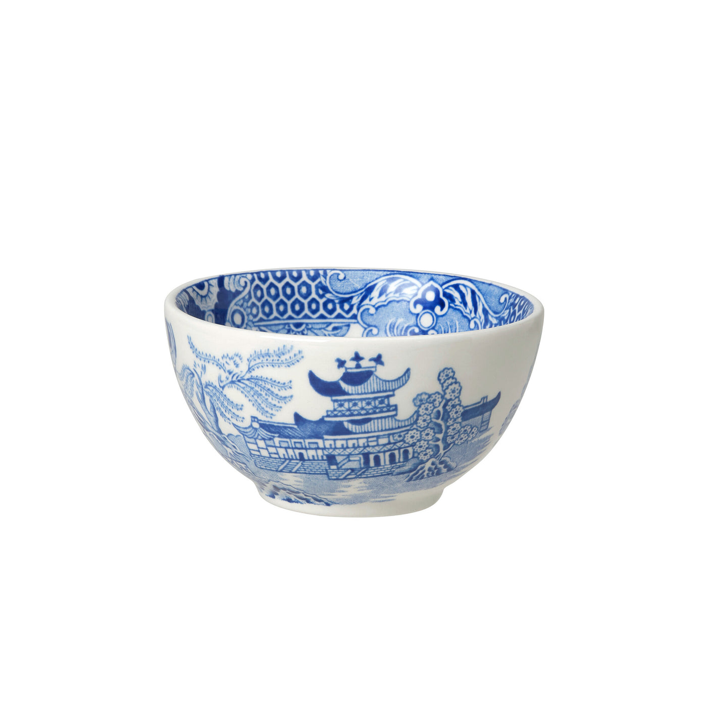 Burleigh Torquay Blue Willow Sugar Bowl 9.5cm/4"