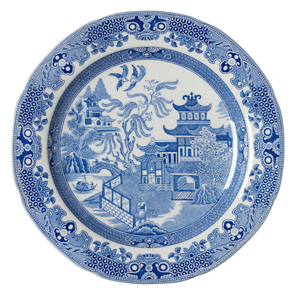 Burleigh Torquay Blue Willow Plate 26.5cm/10.5"