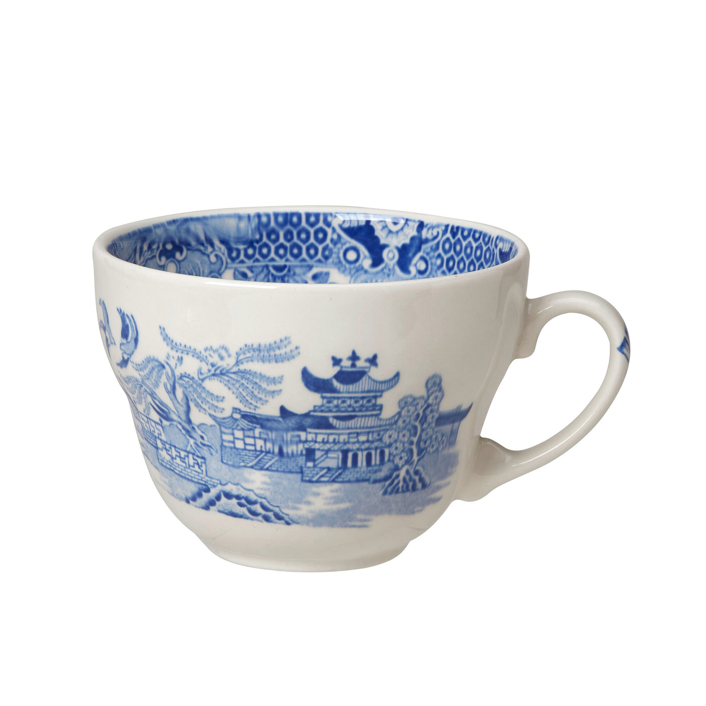 Burleigh Torquay Blue Willow Breakfast Cup 425ml/0.75pt