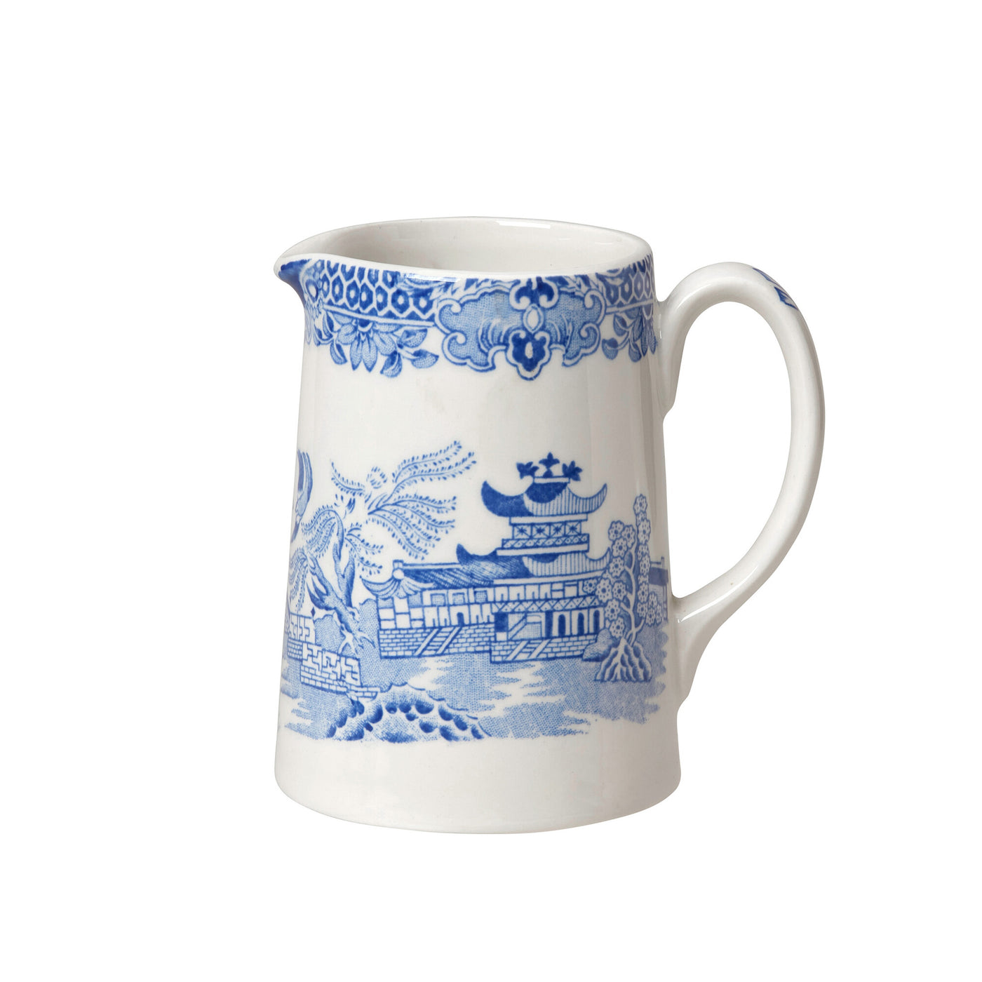 Burleigh Torquay Blue Willow Mini Tankard Jug 160ml/0.25pt