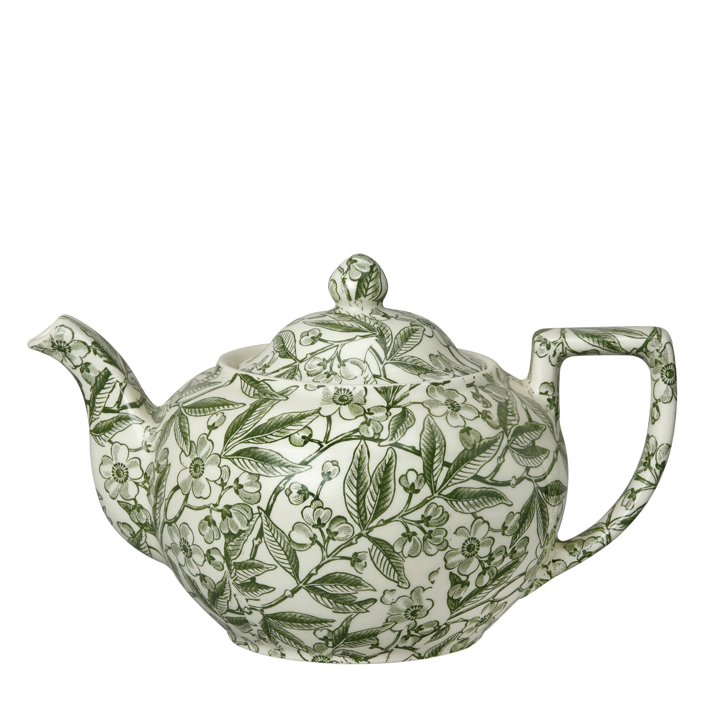 Green Prunus Large Teapot 7 Cups 800ml/1.5pt