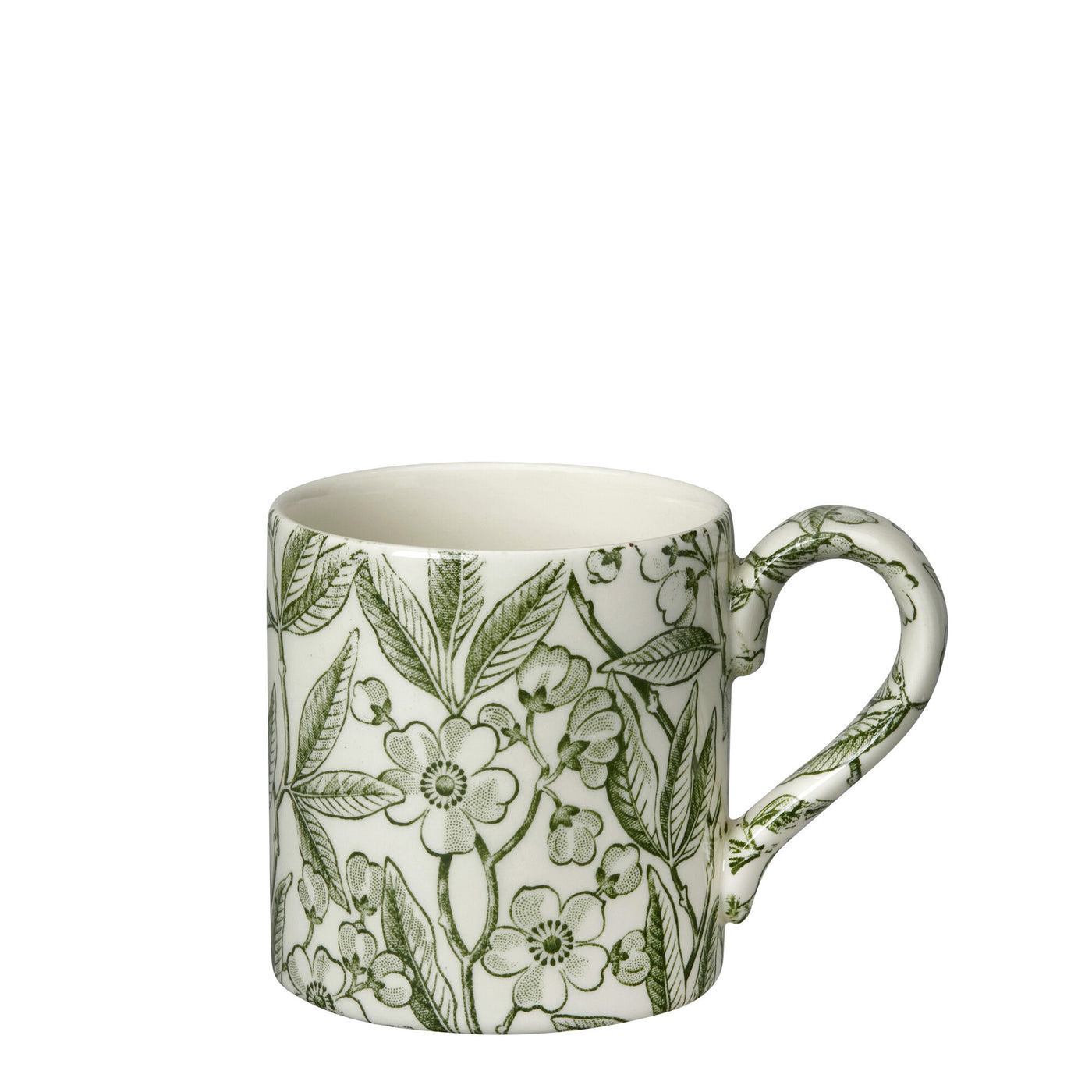 Green Prunus Mug Half Pint 284ml/0.5pt