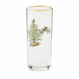 Christmas Tree Set of 4 Highball Glasses