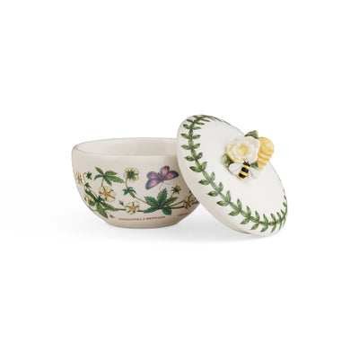 Botanic Garden Bouquet Bumblee Bee Trinket Box