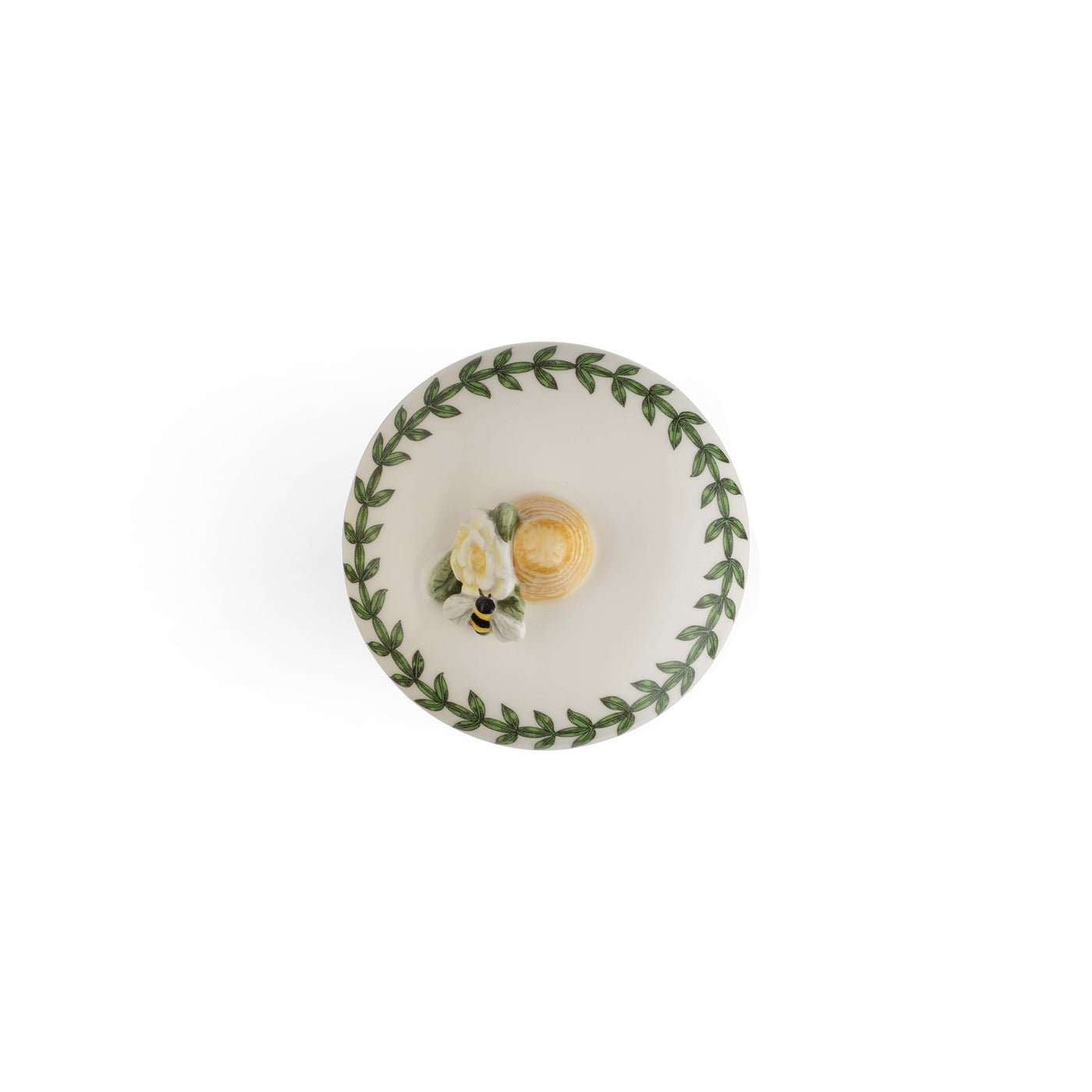 Botanic Garden Bouquet Bumblee Bee Trinket Box