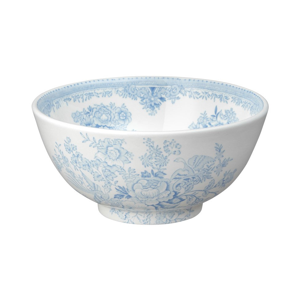 Burleigh Blue Asiatic Pheasants Medium Footed Bowl 20cm/8