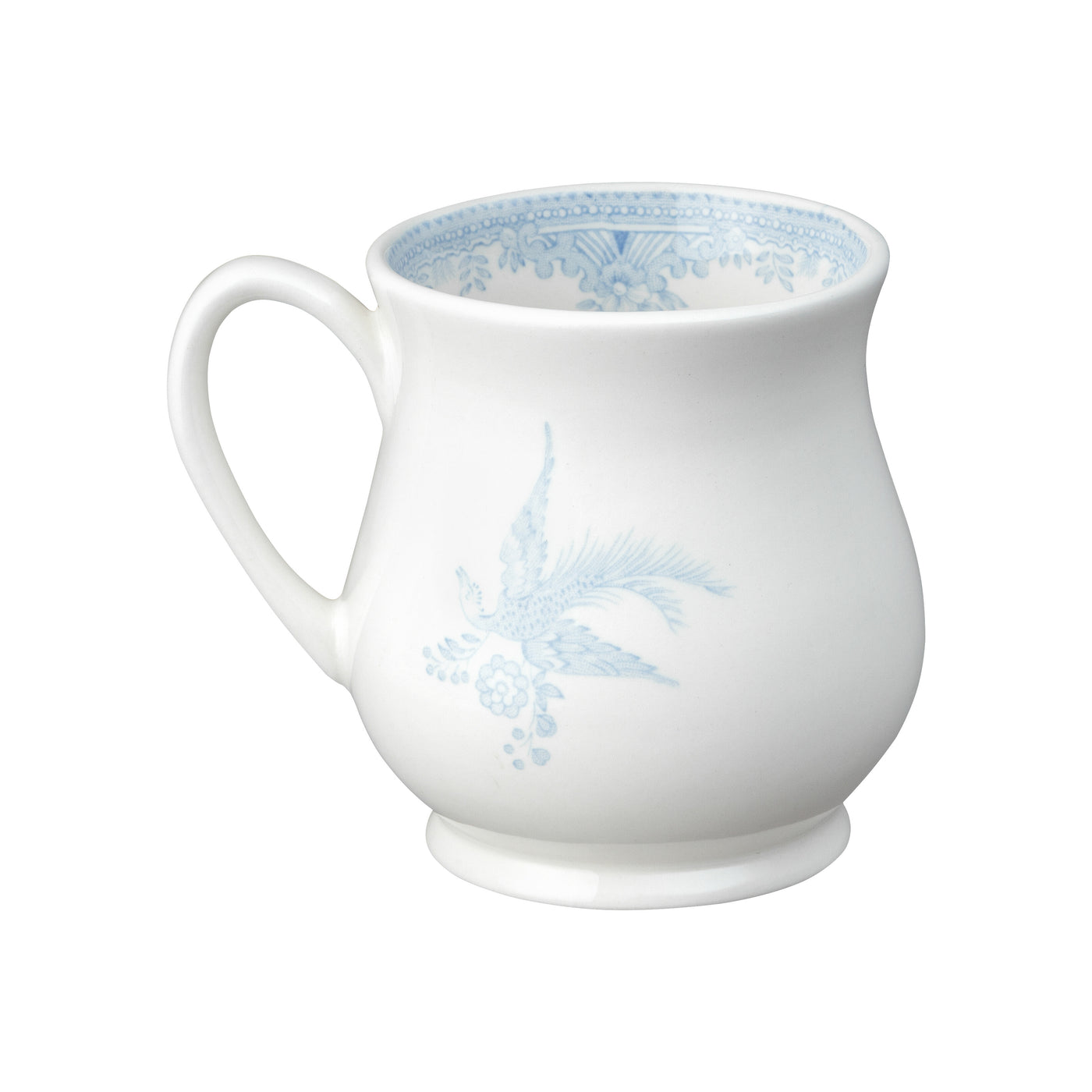 Burleigh Blue Asiatic Pheasants Sandringham Mug 284ml /1/2pt