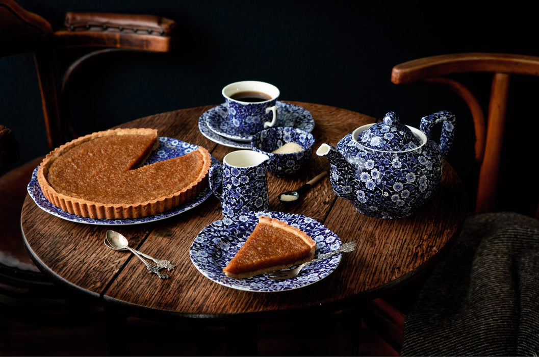 Blue Calico Teacup 3 - Piece Gift Set