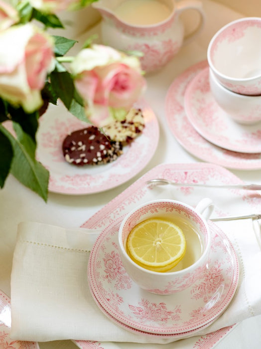 Pink Asiatic Pheasants Teacup 3 - Piece Gift Set