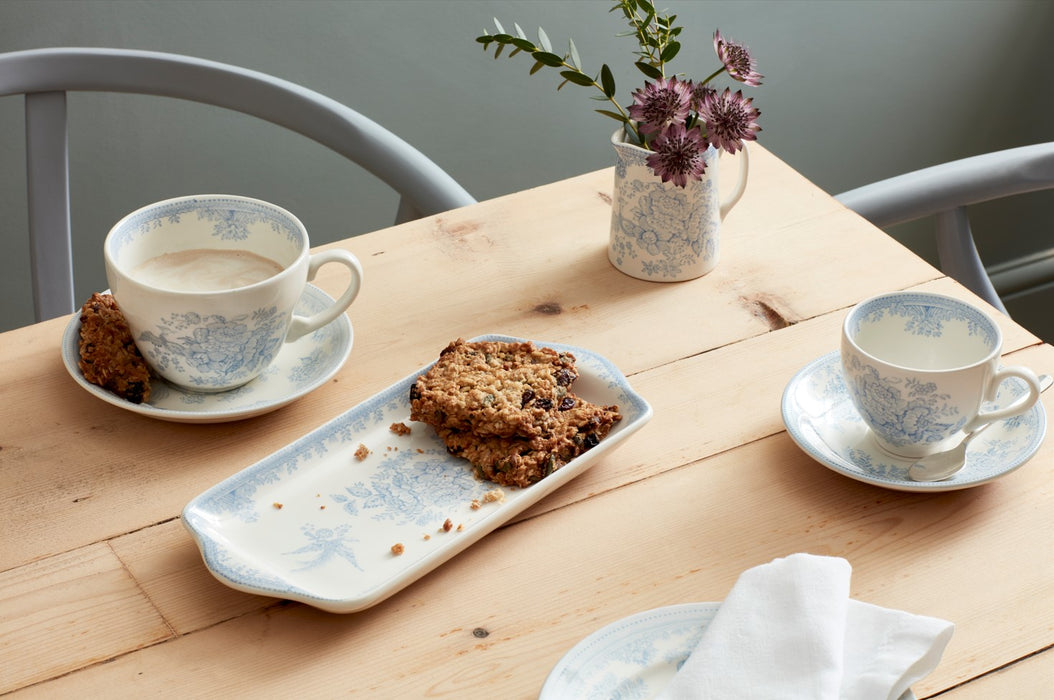 Blue Asiatic Pheasants Breakfast Saucer