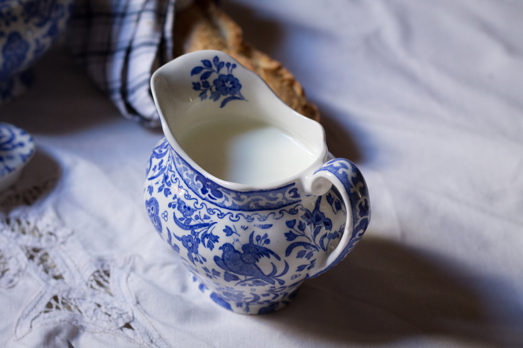 Blue Regal Peacock Cream Jug 255ml/1/2pt