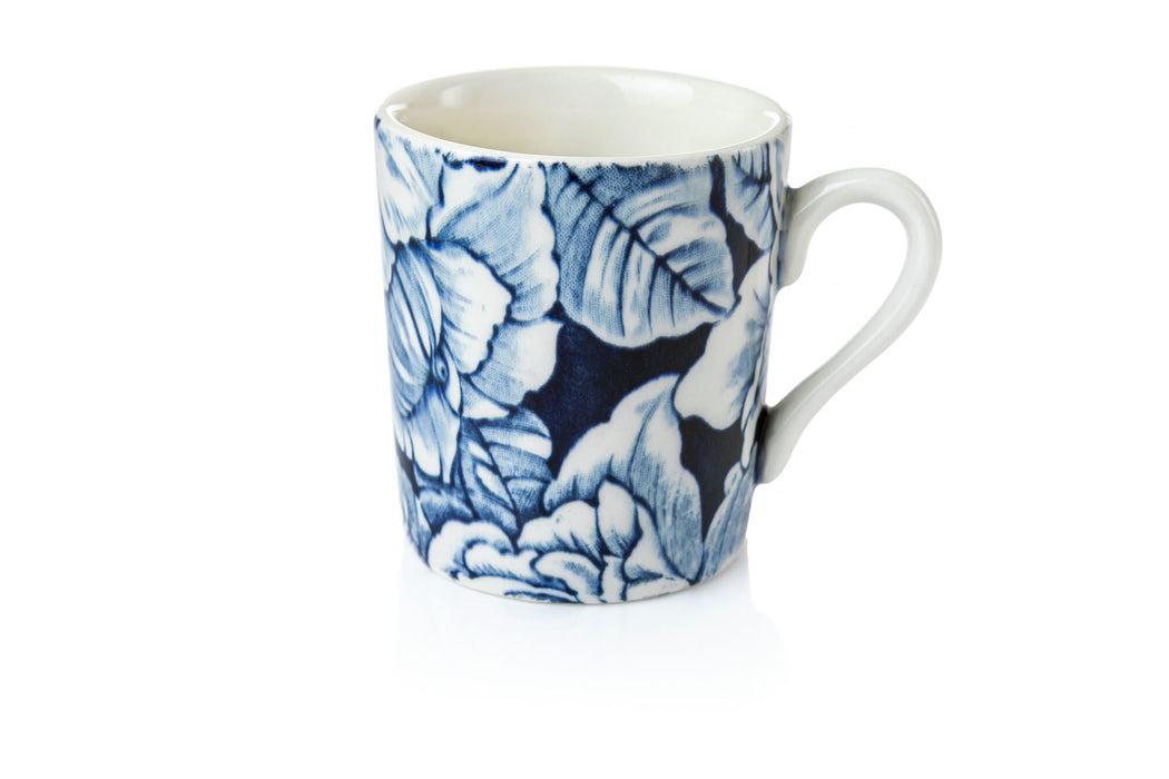 Ink Blue Hibiscus Espresso Cup 75ml