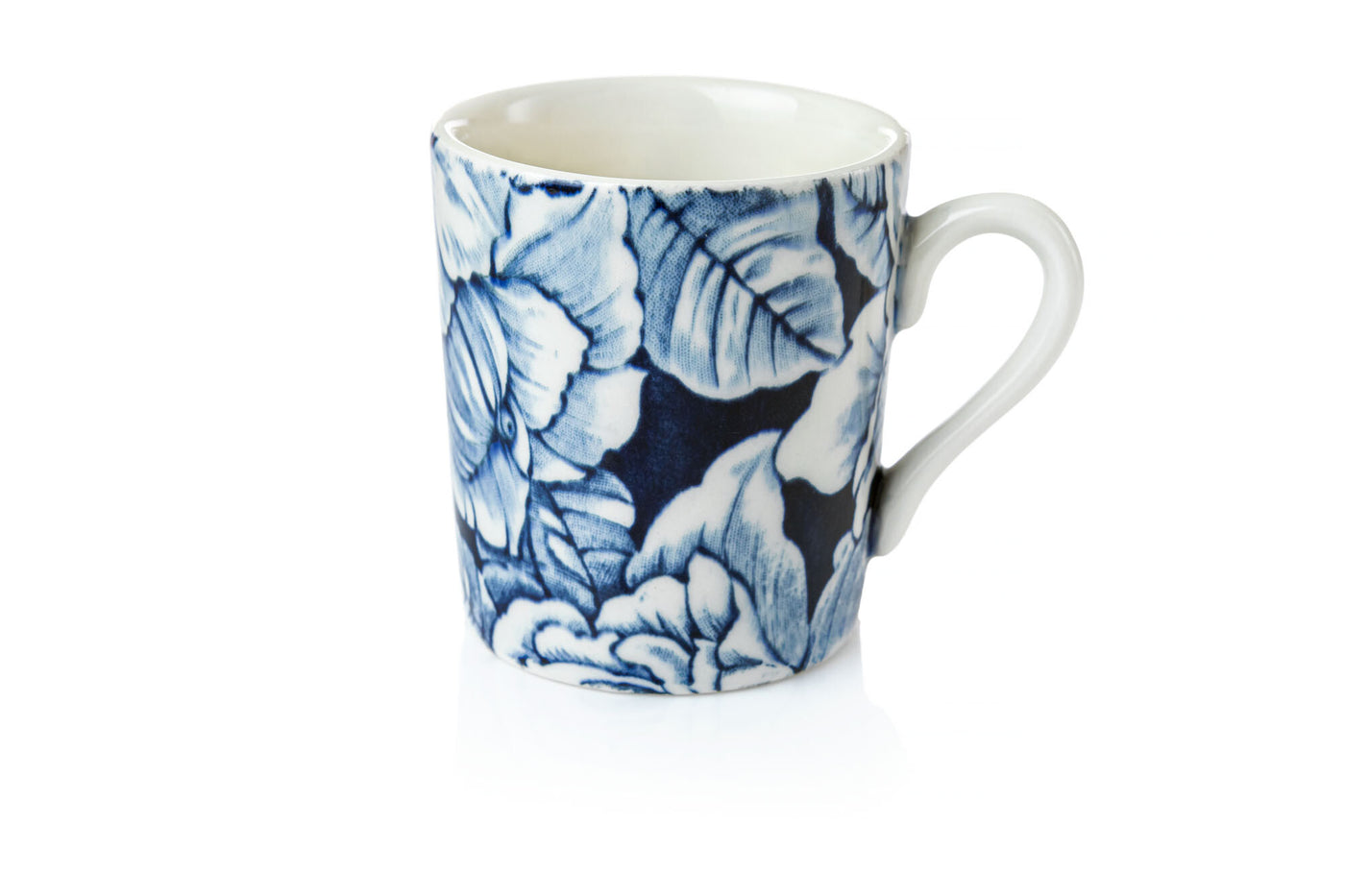 Burleigh Ink Blue Hibiscus Espresso Cup 75ml