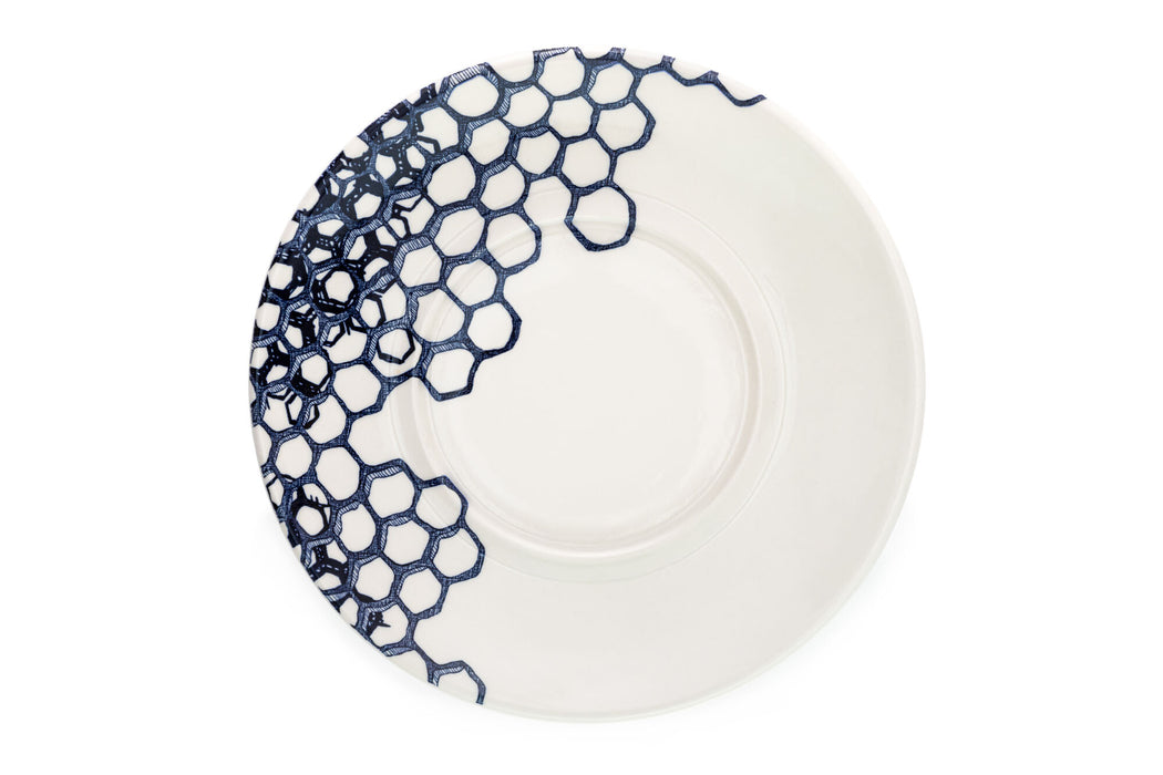 Ink Blue Pollen Coffee Saucer 14cm