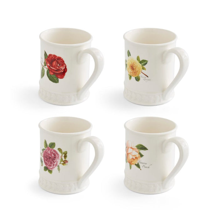 Botanic Roses Set of 4 Tankards