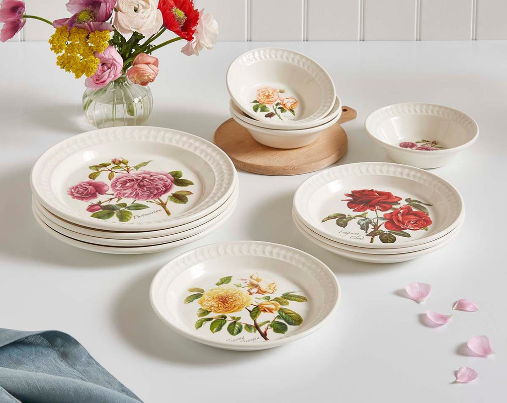 Botanic Roses M 12 Piece Set