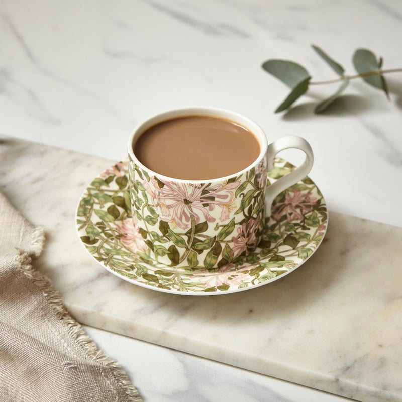 Morris & Co. Honeysuckle Teacup & Saucer