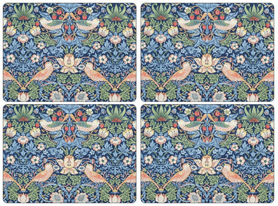 Morris & Co. Strawberry Thief 4 Placemats