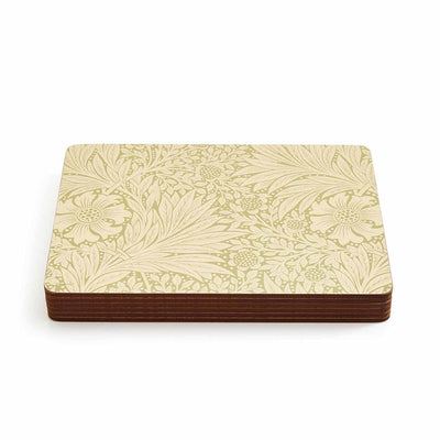 Morris & Co. Marigold 6 Placemats, Green