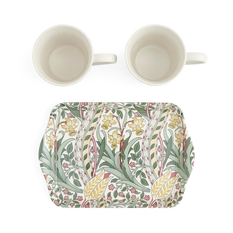 Morris & Co. Mug & Tray Set