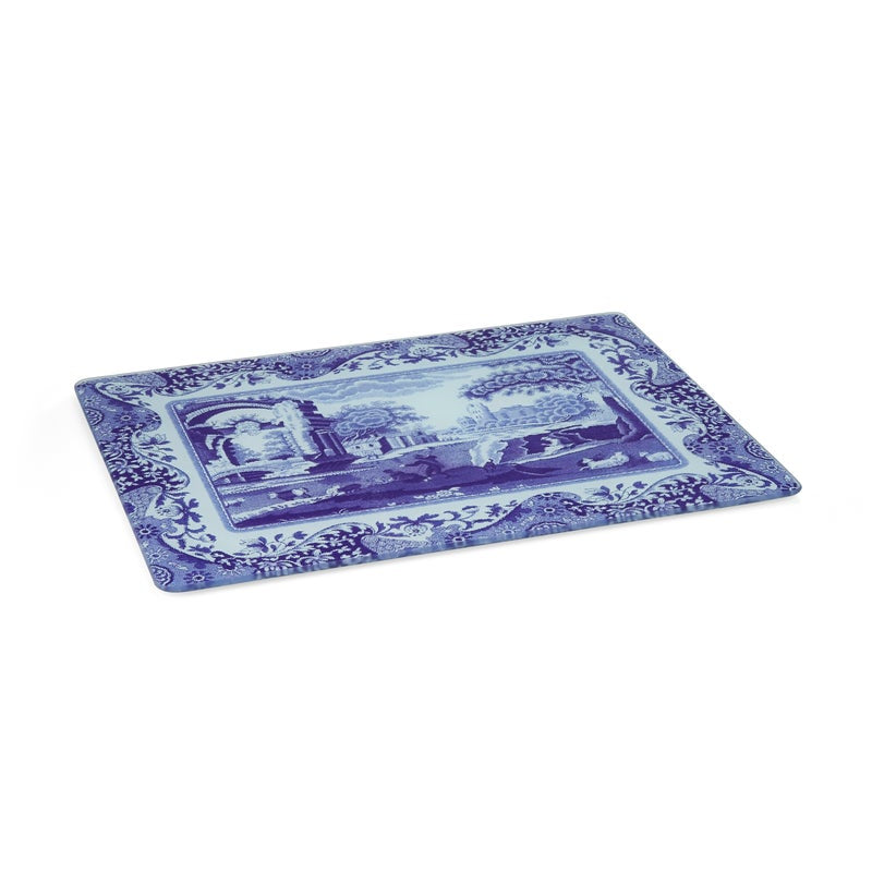 Spode Blue Italian Glass Worktop Saver