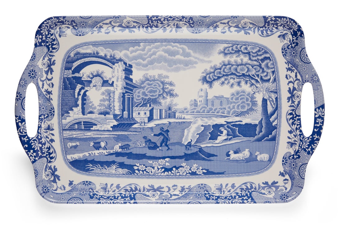 Spode Blue Italian Large Tray