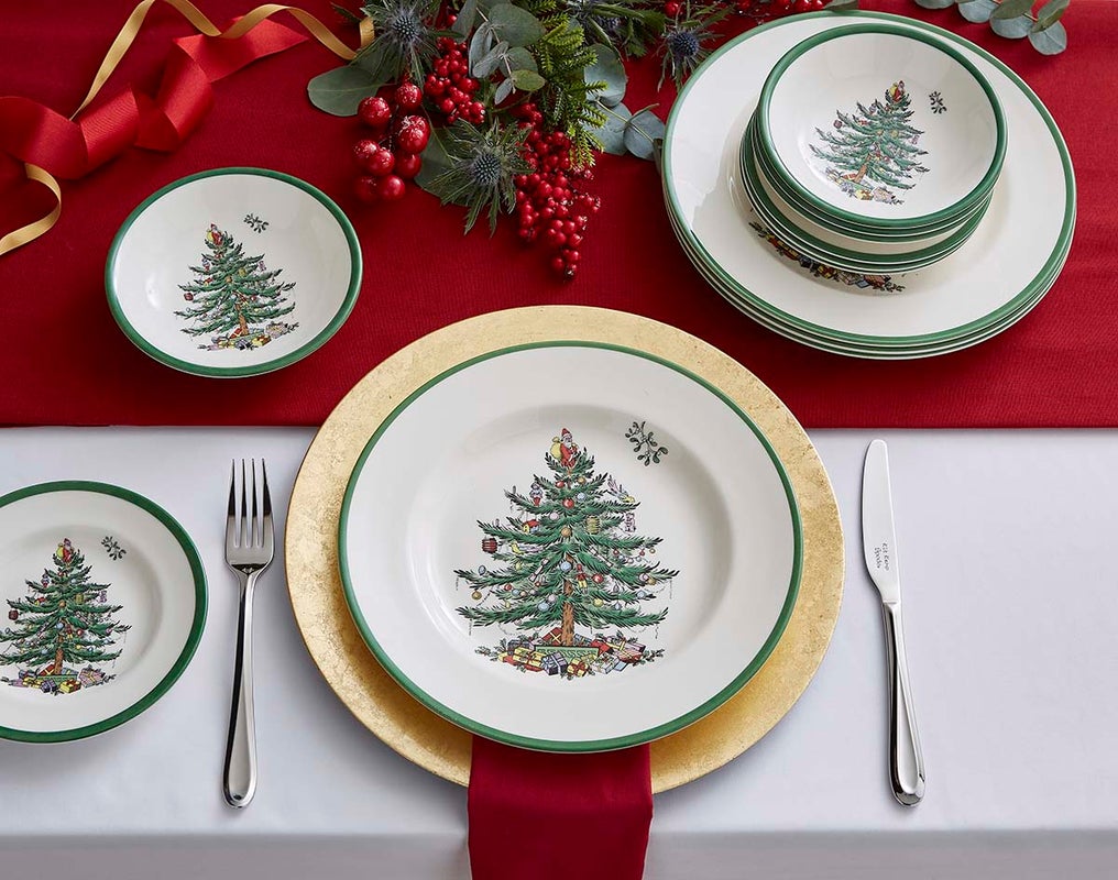 Christmas Tree Soup Plate 23cm