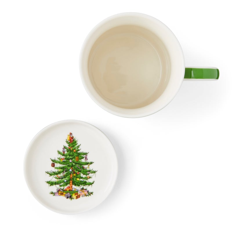 Christmas Tree Mug & Coaster Set