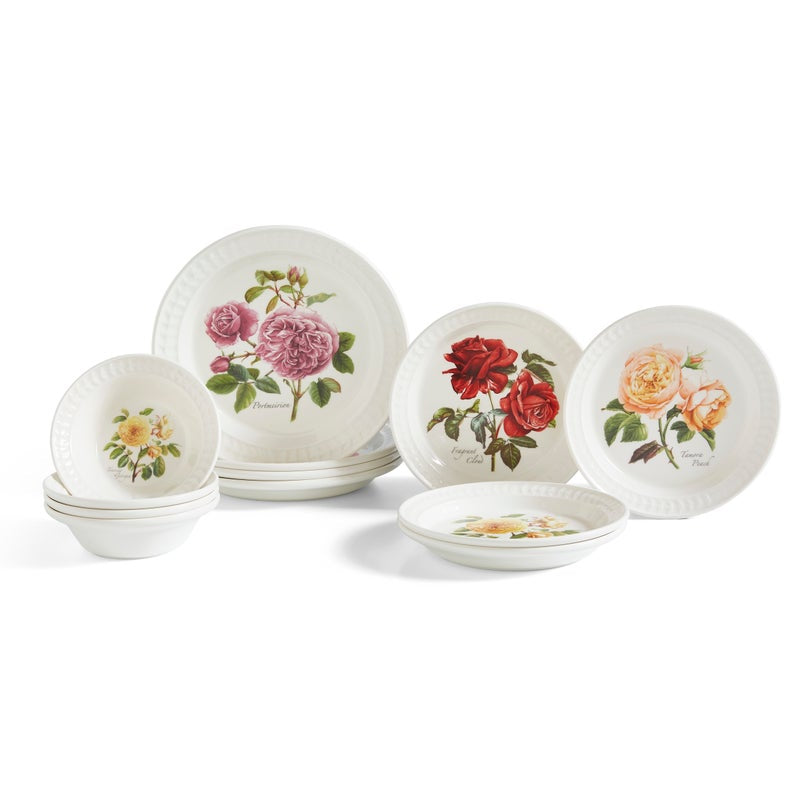 Botanic Roses M 12 Piece Set