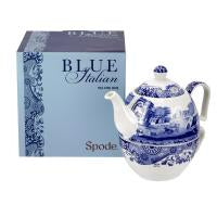 Spode blue Italian tea for one