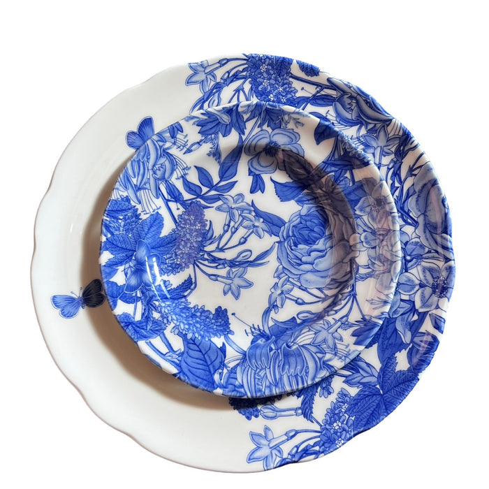 Royal Worcester 10.5" Dinner plate  Hanbury Blue