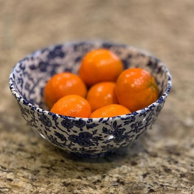 Burleigh Blue Arden Medium Footed Bowl 20cm/8"