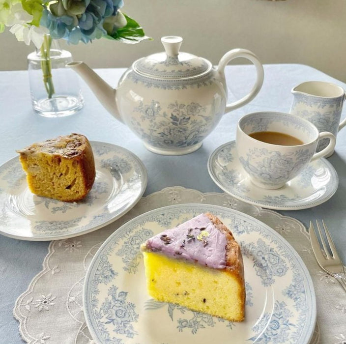 Blue Asiatic Pheasants Teacup & Saucer