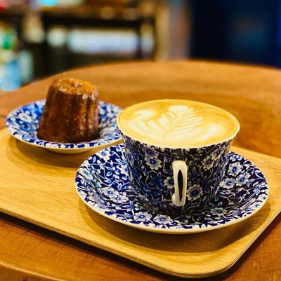 Burleigh Blue Calico Tea Saucer