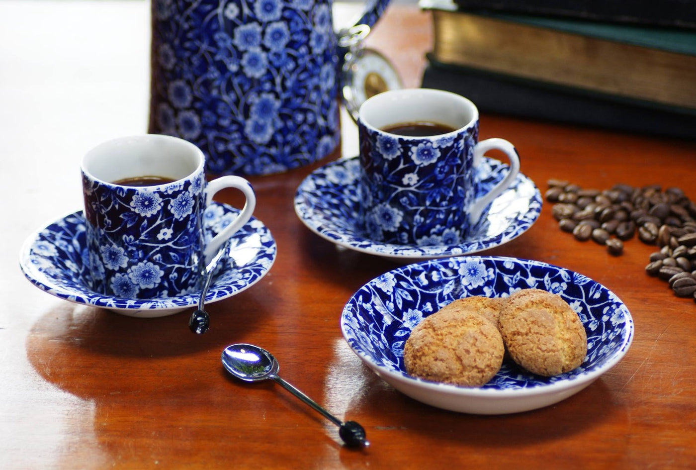 Burleigh Blue Calico Espresso Cup 75ml