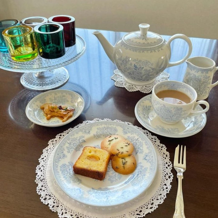 Blue Asiatic Pheasants Teacup & Saucer