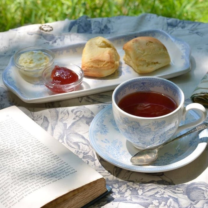 Blue Asiatic Pheasants Teacup 3 - Piece Gift Set