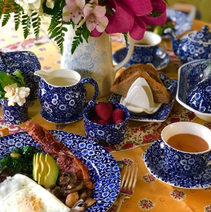 Blue Calico Plate 21.5cm/8.5