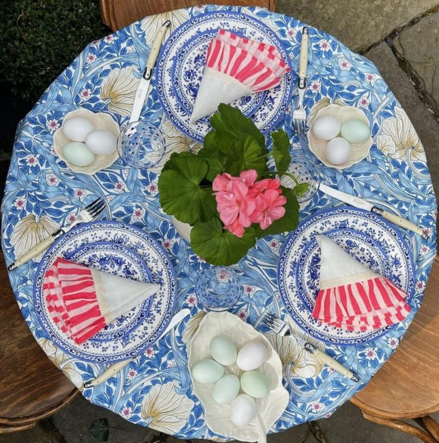 Burleigh Blue Regal Peacock Plate 25cm/10