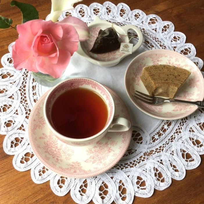 Pink Asiatic Pheasants Mini Teapot Tray