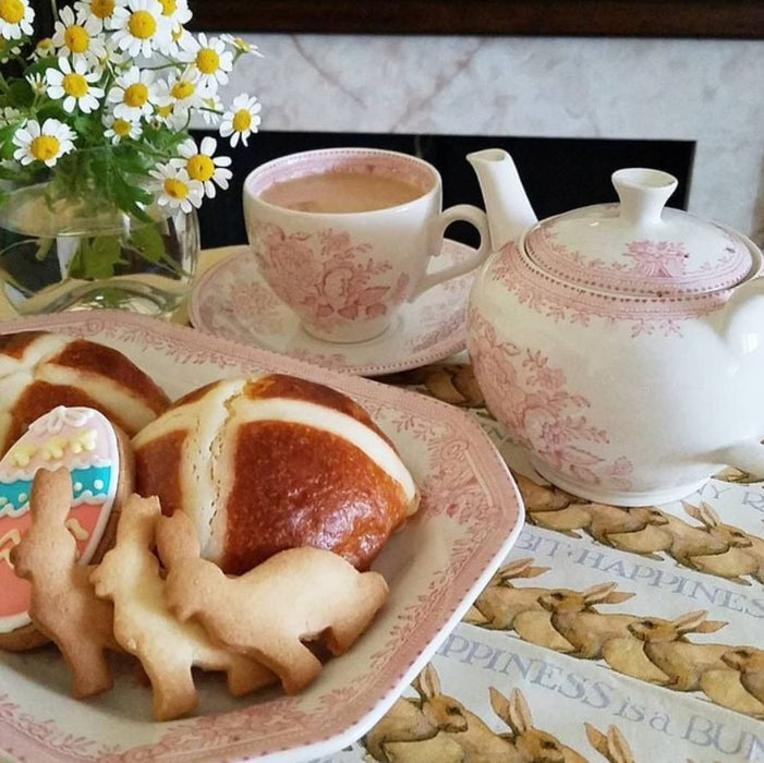 Pink Asiatic Pheasants Small Teapot -Gift Box