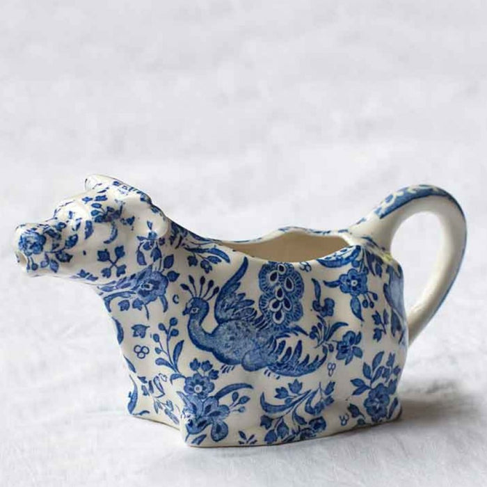 Blue Regal Peacock Cow Creamer Boxed 150ml